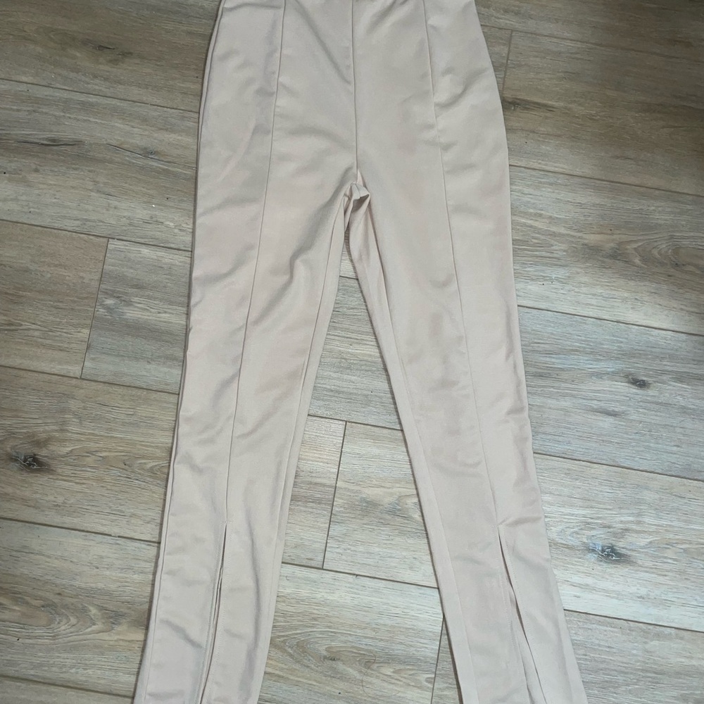 SHEIN High Waist Split Hem Pants